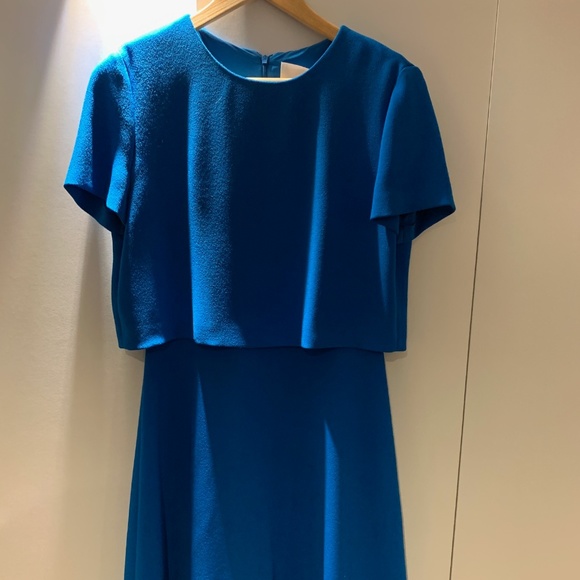 Hugo boss, women's blue dress, size 8 NWT - Picture 1 of 3